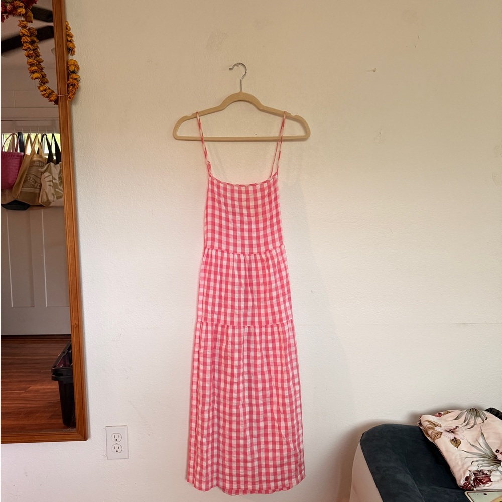 Pink Gingham Dress